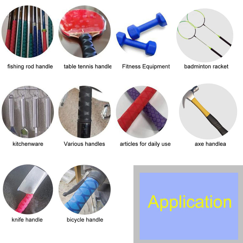 [Australia - AusPower] - Diameter: 25mm 30mm 35mm X-Tube Heat Shrink Sleeve Wrap Fishing Bulding Handle Cork Rod Grip with Non Slip Waterproof and Insulation 40 Inch Lengths Durable Repair Black Diamter:35mm; Length:40'' 