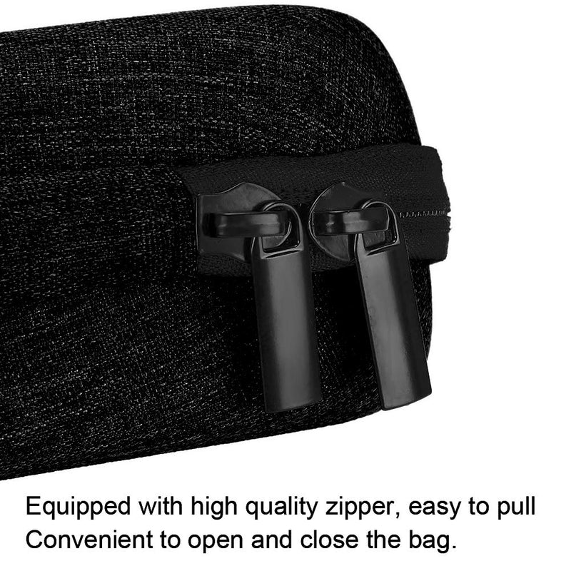 [Australia - AusPower] - xuuyuu Stethoscope Organizer EVA Storage Case Shockproof Portable Travel Bag with Inner Mesh Pocket for Stethoscope (Black) 