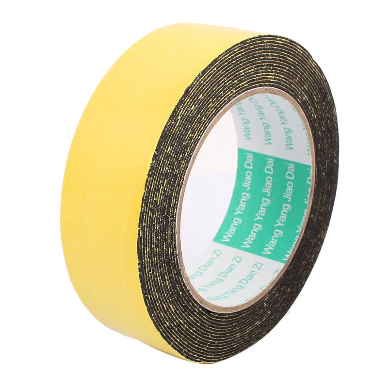 uxcell 2Pcs 35mm x 1mm Single Sided Self Adhesive Shockproof Sponge Foam Tape 5 Meters Length 35mm x 1mm, 5 Meters