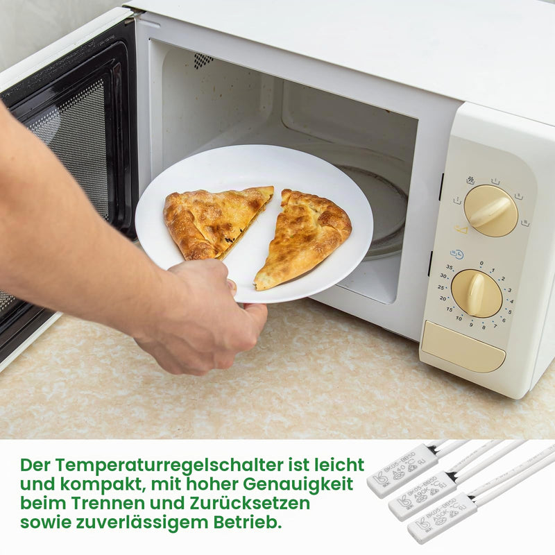 QUARKZMAN KSD9700 Thermal Switch NC 35°C 250V 2A Temperature Switch Pack of | Thermostatic Plastic Bi-Metal Normally Closed Thermal Protection for Microwaves, Ovens, Coffee Machines