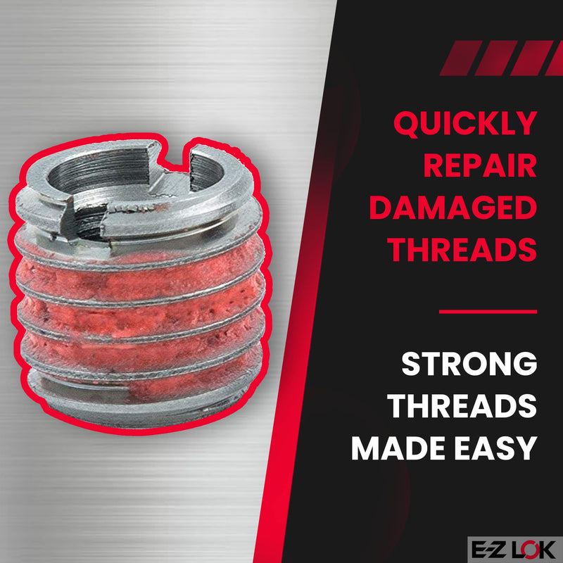 [Australia - AusPower] - E-Z LOK - 303-332 E-Z Lok Externally Threaded Insert, 303 Stainless Steel, #10-32 Internal Threads, 3/8"-16 External Threads, 0.406" Length, Made in US (Pack of 5) #10-32 IT, 3/8"-16 ET, 0.406" L Pack of 5 