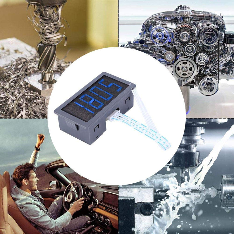 [Australia - AusPower] - Blue LED Motor Tachometer, Tester and Detectors Digital Tachometer + NPN Hall Proximity Switch Sensor (12.00 x 12.00 x 4.00) 