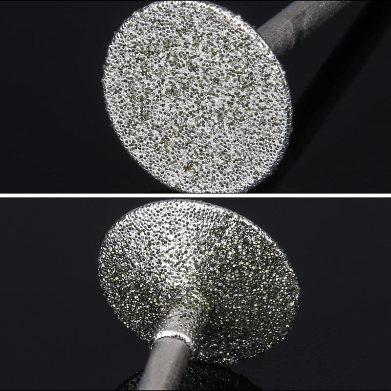 [Australia - AusPower] - Stone Carving Set Diamond Burr Bits Compatible with Dremel, 50PCS Polishing Kits Rotary Tools Accessories with 1/8 Shank for Carving, Engraving, Grinding, Stone, Rocks, Jewelry, Glass, Ceramics 50Pcs 1/8'' Shank 
