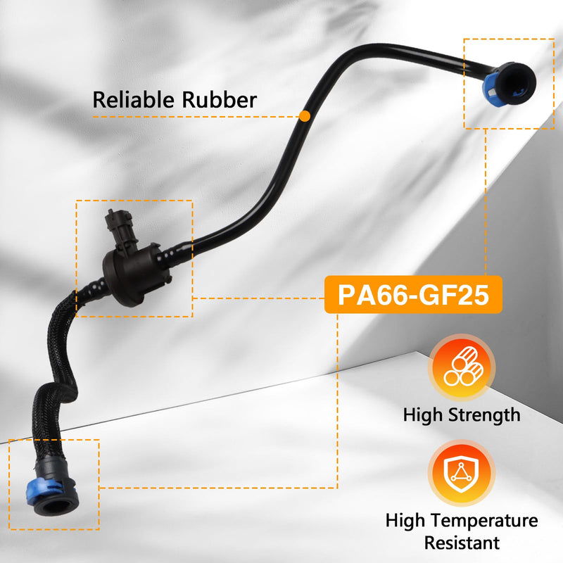 FUSCH Vapor Canister Purge Valve Compatible with Ford Focus 2012-2018 Replace#: BV6Z-9D289-B BV6Z-9D289-A 911-777