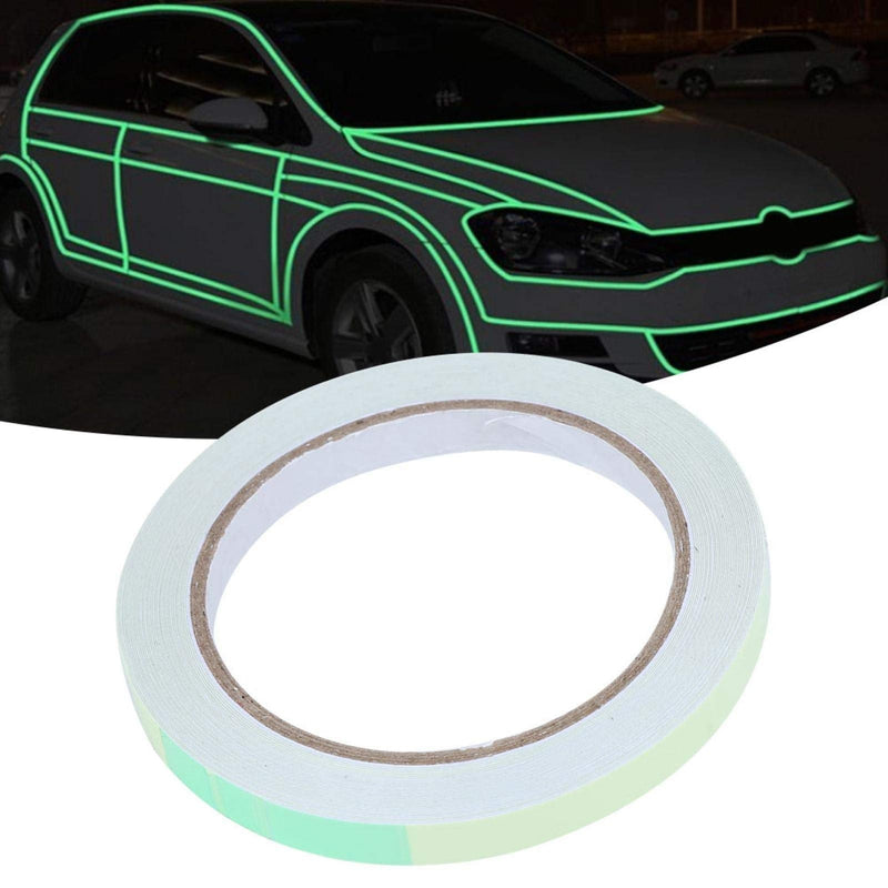 Oumefar Green Luminous Tape, in The Dark Tape 0.4Inch x 33Ft Luminous Tape Sticker Self-Adhesive Luminous Warning Tape Fluorescent Tape for Night Decorations, Outdoor