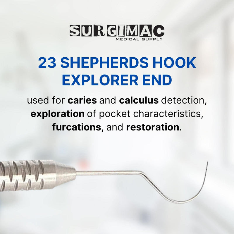 [Australia - AusPower] - #23/CP12 Double-Sided Probe Explorer Dental Probes Dental Instruments (Perio Probe #23/CP-12) Perio Probe #23/CP-12 