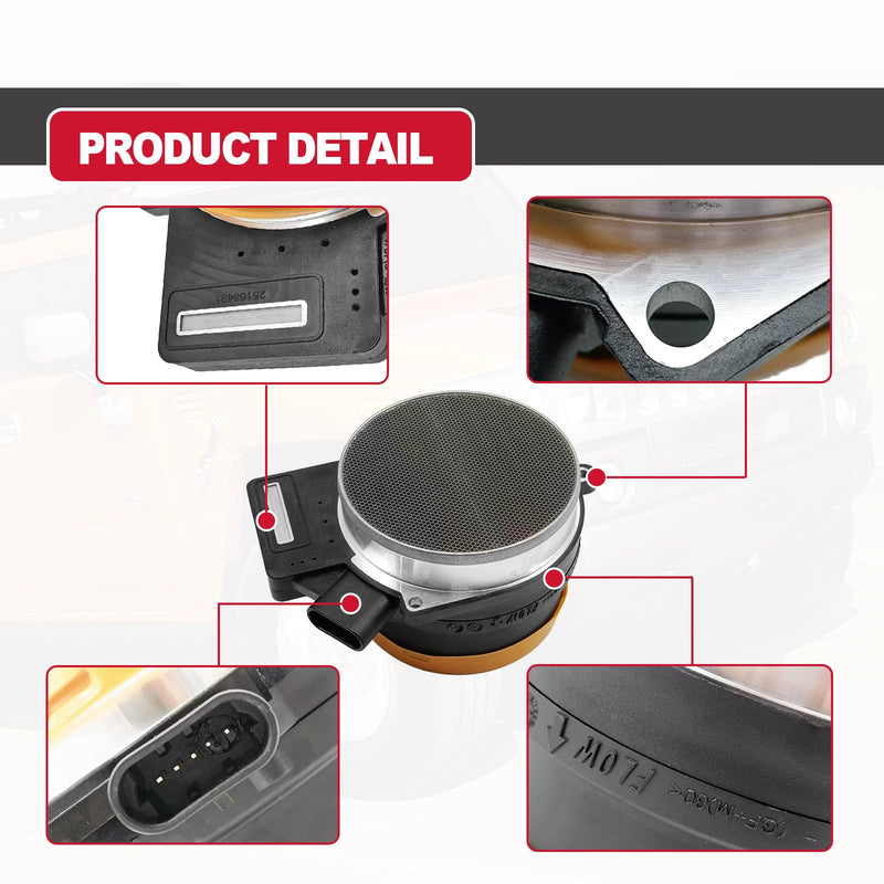 [Australia - AusPower] - Mass Air Flow Sensor Meter MAF 25318411 Compatible with Chevy, Cadilac, GMC & Other GM Vehicles -Silverado, Suburban,Tahoe, Yukon XL, Sierra, Escalade, ESV, 5.3L, 6.0L, 4.8 Replaces AF10043, 25318411 