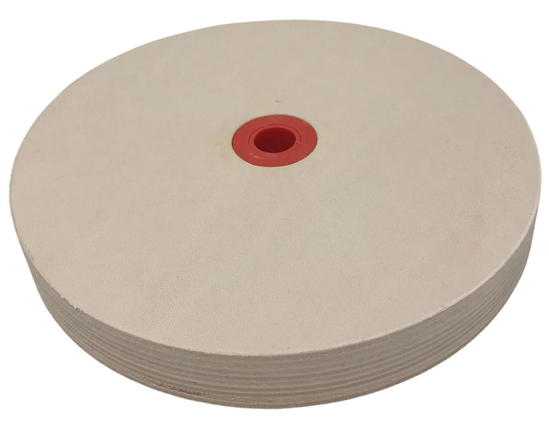 6" Pro Sharpening Supply Leather Honing Wheel Fits 6 in. Bench Grinders and Polishers