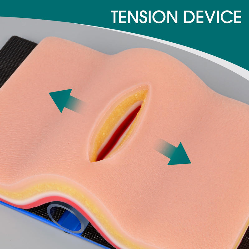 [Australia - AusPower] - DIY Suture pad with Sturdy 5 Layers and Tensioned Arch System for DIY Wounds for Medical and Veterinary Students to Practice Suture Techniques on Silicone Skin Pad 