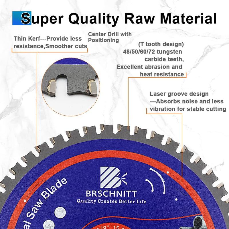[Australia - AusPower] - Circular Saw Blade Metal 184 mm 15.875 mm 48T TCT Metal Circular Saw Blade for Cutting Steel, Aluminium, Copper, Metal Mild Steel, for Circular Saw and Chop Saw, Metal Saw Blade 184MM（7-1/4"） 1 