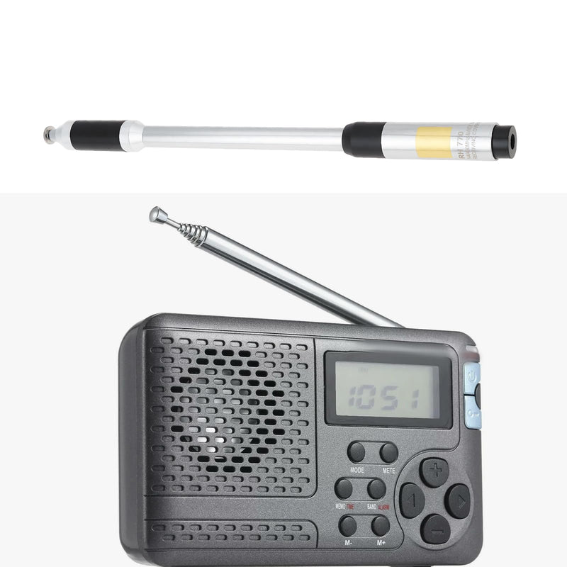 EMSea SMA Male Dual Band Antenna RH770 RH-770 144/430MHz Gain 3.0/5.5dBi for Handheld Radio 93cm