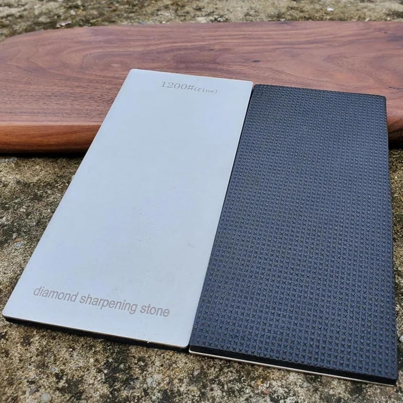 [Australia - AusPower] - 3 PCS Diamond Sharpening Stone Diamond Knife Sharpener Plate Honing Whetstone for Knives Chisel (240#+600#+1200#) SET-B 
