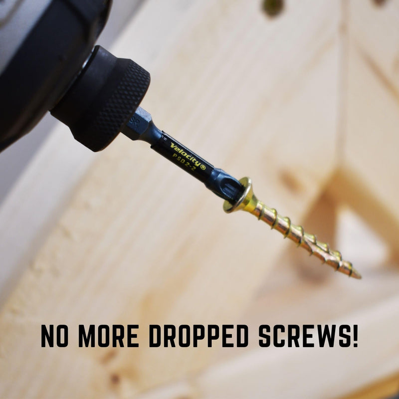 [Australia - AusPower] - Velocity Interior Wood Screw DIY Pack – 200 Furniture Wood Screws, Carbon Steel Screws Wood Zinc Plating, Stick-Tight Technology Screws for Wood Working, Self Tapping Screws (Size #6x1 1/2, 200 Pcs) #6 x 1-1/2" Small Pack 
