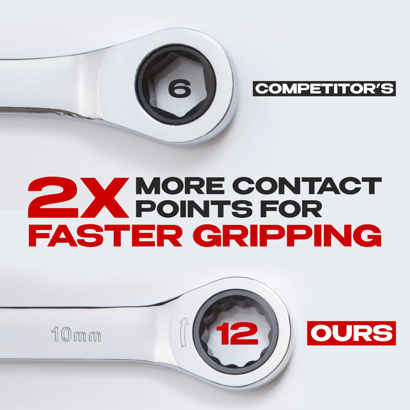 [Australia - AusPower] - Jaeger 10 mm TIGHTSPOT Ratchet Wrench with Precision Movement and Hardened, Polished Steel for Projects with Metric Tight Spaces Individual Ratcheting Wrench 