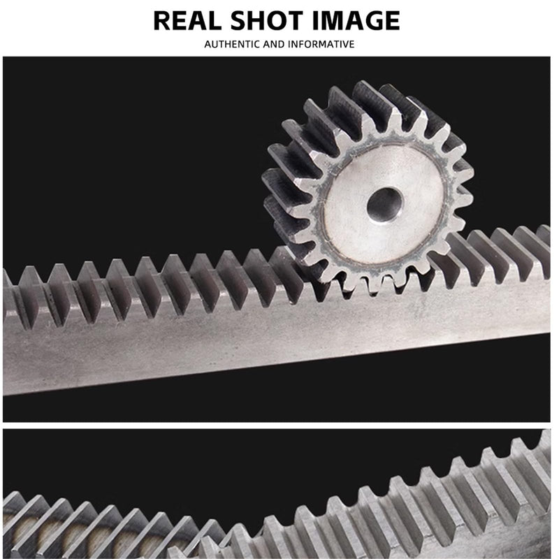 [Australia - AusPower] - 1pcs 0.5Meters 1Mod 1.5Mod 2Mod Gear Rack 1M 1.5M 2M Straight Teeth Drive Rack 10x10 15x15 20x20 Steel(1M 10x10x500mm) 1M 10x10x500mm 