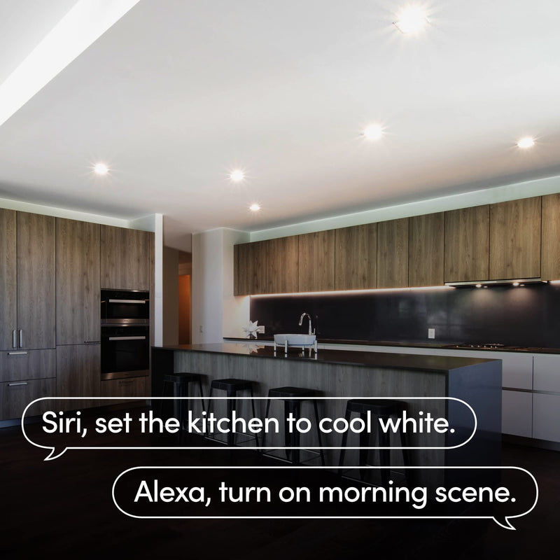 LIFX SuperColor 5-6" Smart Downlight Retrofit, 800 Lumens, CRI 90, Compatible with Alexa, Apple Homekit, SmartThings, Fits existing 5-6” Recessed Can Lights, LXDL6CUS 6 Inch Standard