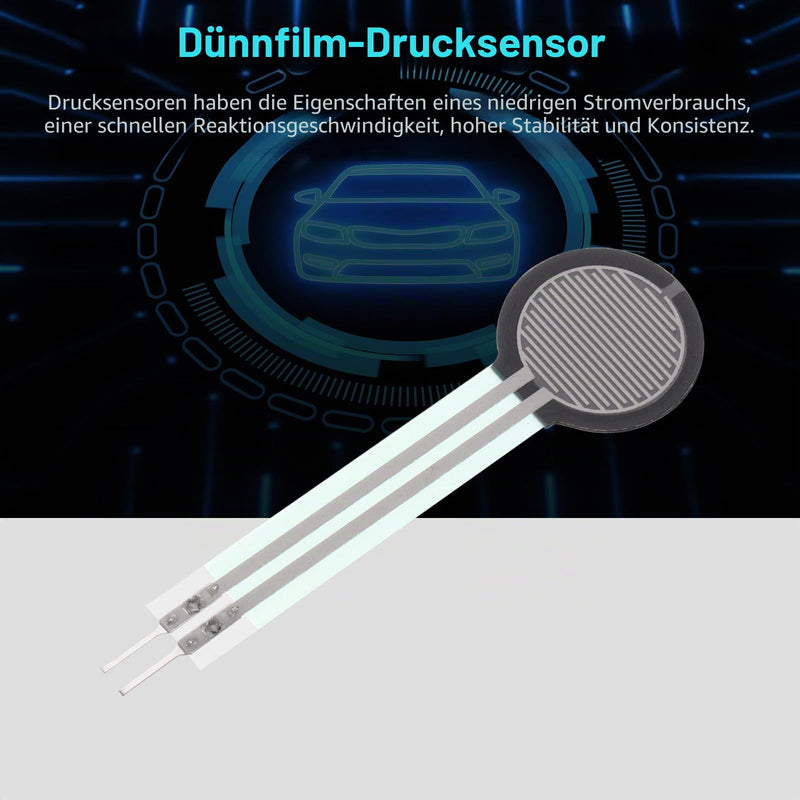 Quartzman FSR402B Thin Film Pressure Sensor 100 g - 10 kg Sensor Pack of 2 | Force Sensors Stress Test Sensor Pad for Smart Home Instruments
