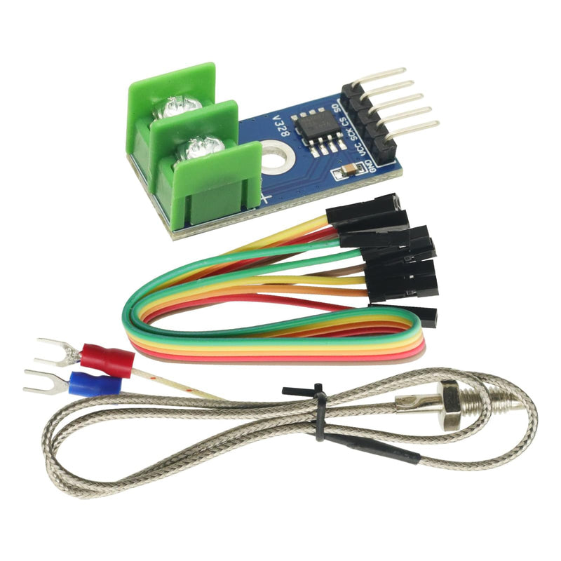 [Australia - AusPower] - DC 3-5V MAX6675 Module with K - Type Thermocouple Temperature Sensor Set. Comes with an M6 Screw and is Suitable for Arduino. 