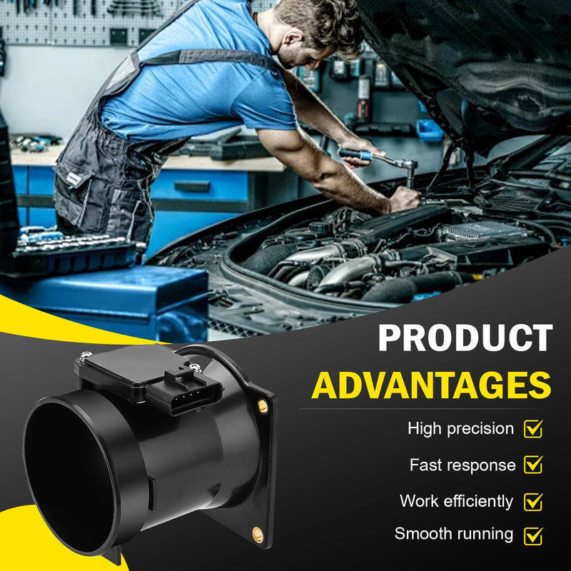 [Australia - AusPower] - Mass Air Flow Meter MAF Sensor for Ford Expedition F150 F250 F350 F450 F53 F550 Lobo Taurus 1999-2004 Lincoln Blackwood Navigator 1999-2003,Replaces F81F12B579BA XL3F12B579BA AFLS174 AFH8006 