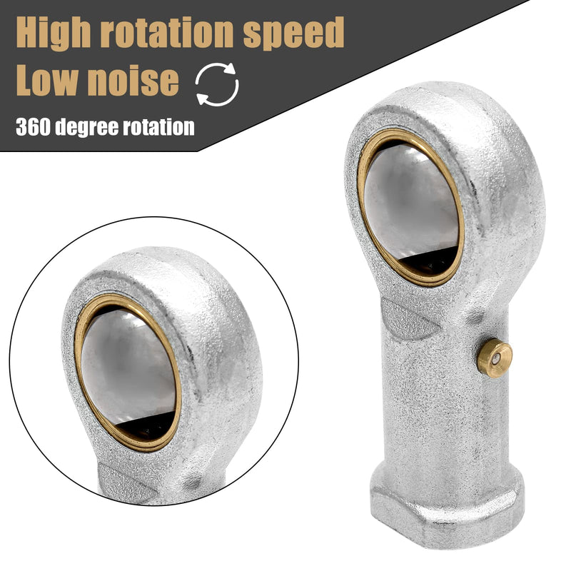 [Australia - AusPower] - 2Pcs 7/16 Inch Rod End Heim Joint,PHSB7 Mini Heim Joint Rod End Bearing 7/16-20 Female Thread Right Hand PHSB 