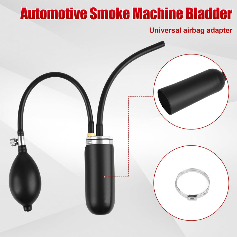 Expandable Bladder Leakage Tester Locator Easy Automotive Leak Plug for All Vehicles，Universal Easy Intake Adapter, Automotive Smoke Machine Bladder (黑色1)