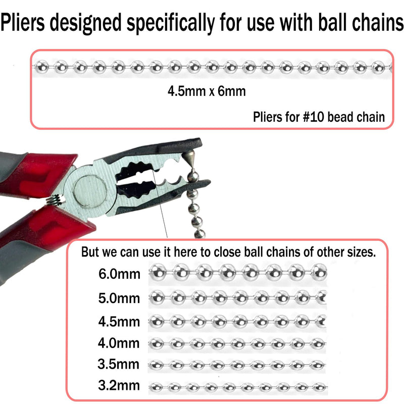 Chain Joining Tool Pliers for Metal Ball Chains, Manual Cutting Joining Plier, Ball Metal Connector Tool Splicing Combination Pliers For Curtain Roller Blind Accessories Connector