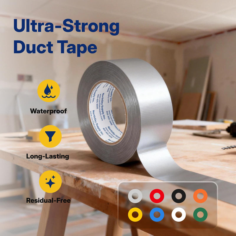 NORTHSKY Duct Tape, 2 in × 20 yd, White