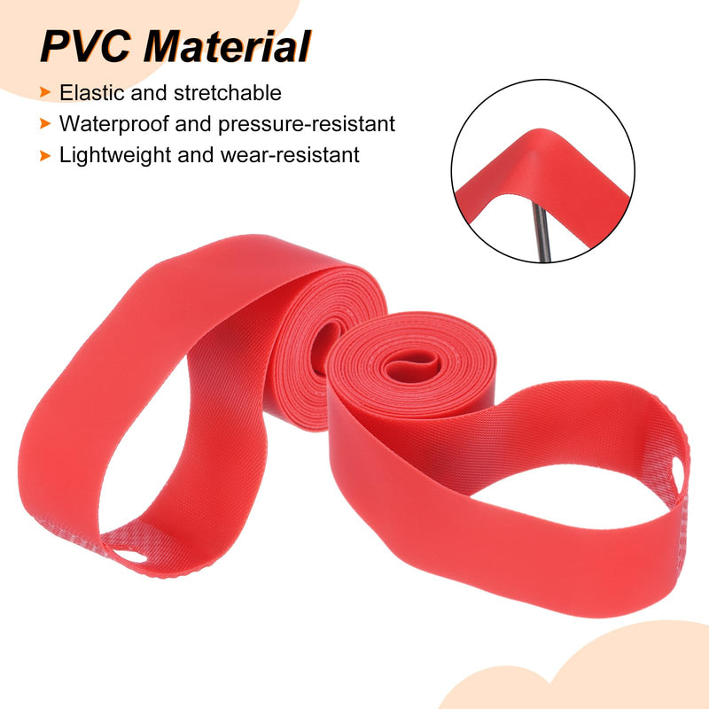 HARFINGTON 2pcs Bicycle Rim Strip 20" x 20mm PVC Bike Tire Liner Bicycle Wheel Rim Tape Inner Tube Tape Anti-Scratched Guard Cushion Pad Protector for Road MTB Mountain Bike