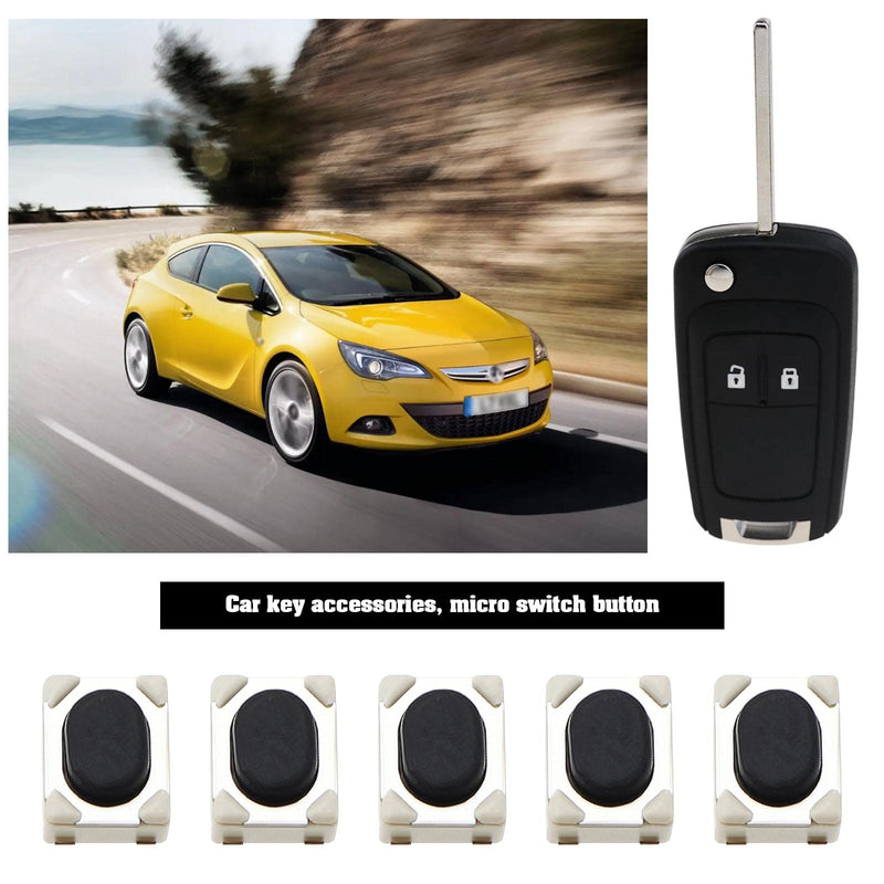 [Australia - AusPower] - YINETTECH Pack of 10 Micro Switch Button Compatible with Astra J Karl Adam Cascada Car Remote Control Key Fob Push Button Switch Car Interior 