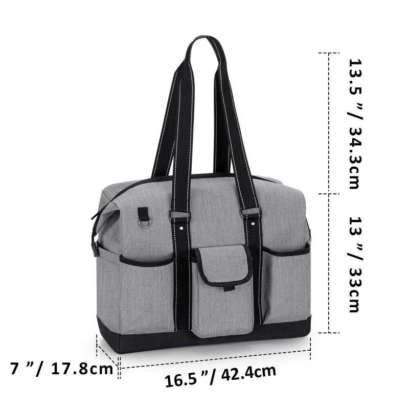 [Australia - AusPower] - Damero Protective Stethoscope Case with Divider, Utility Tote and Nurse Bag with Zip-Top Closure and Side Fasten Snaps 