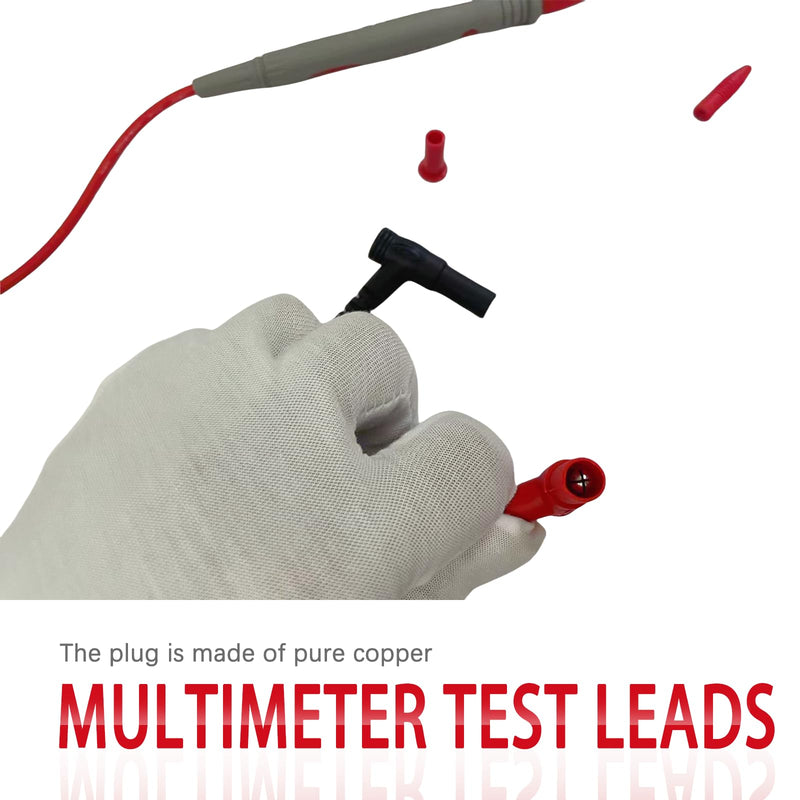 [Australia - AusPower] - Digital Multimeter Test Leads, 1000V 20A Multimeter Leads, Multimeter Probes 