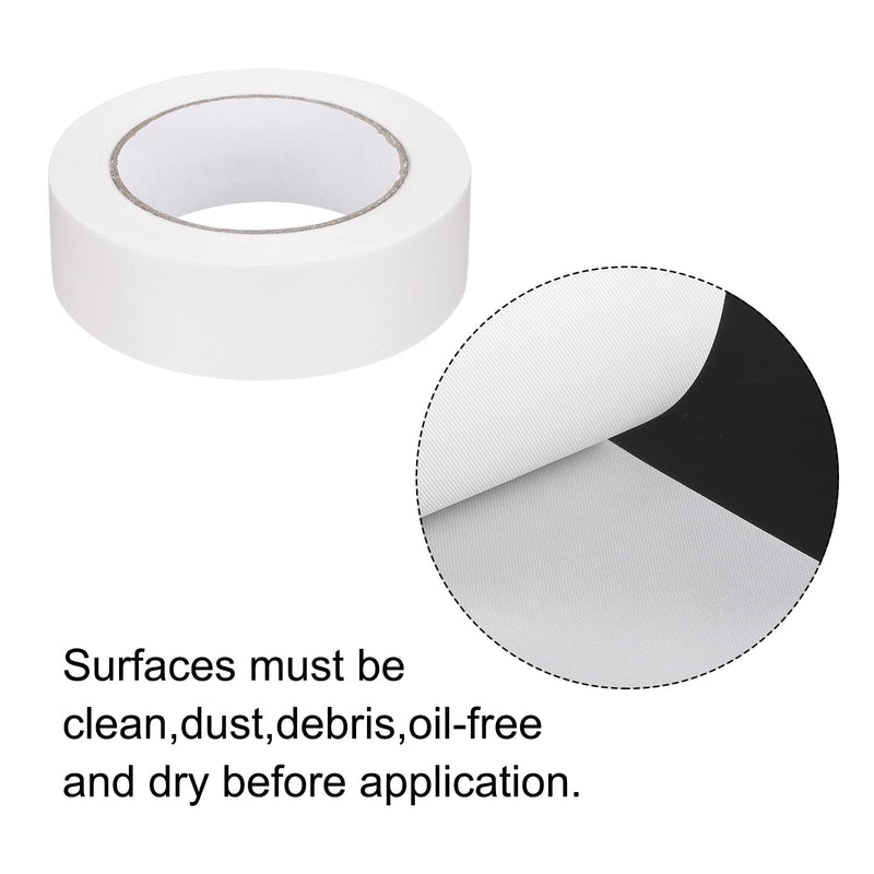 MECCANIXITY Cloth Bookbinding Repair Tape Roll 1.4 Inch x 45 Yards 5.3 Mil White 1.4 Inch x 49 Yards