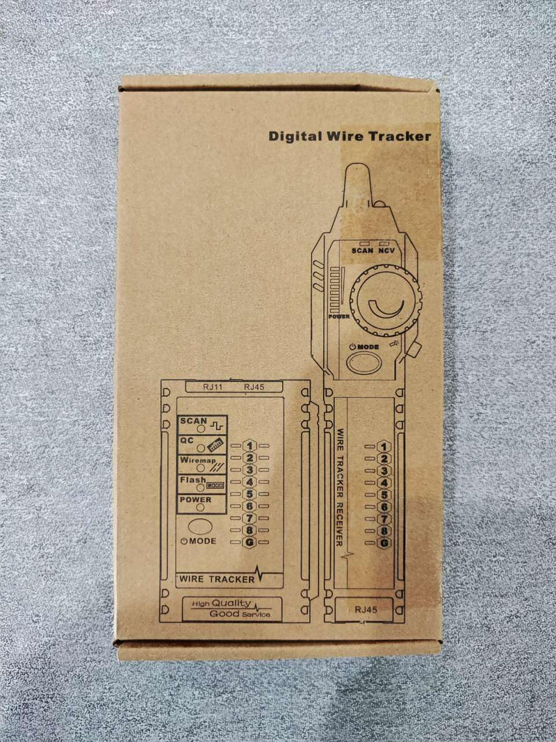 [Australia - AusPower] - Network Cable Tester NCV for CAT5 CAT6 CAT7 CAT8, Multifunctional Network Testers with LCD, Ethernet Wire Tracker for Telephone Systems/Computer Networks/Video Networks 