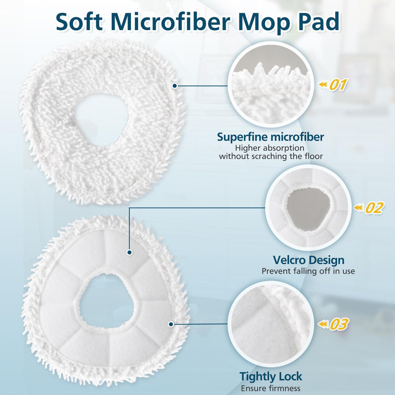 Replacement Parts Accessories Compatible with Narwal Freo Robot Vacuum ONLY, 1 Roller Brush,4 HEPA Filters, 4 Mop Pads, 6 Side Brushes, NOT for Freo Z10/Z10 Ultra/Z Ultra/X Ultra Freo Parts