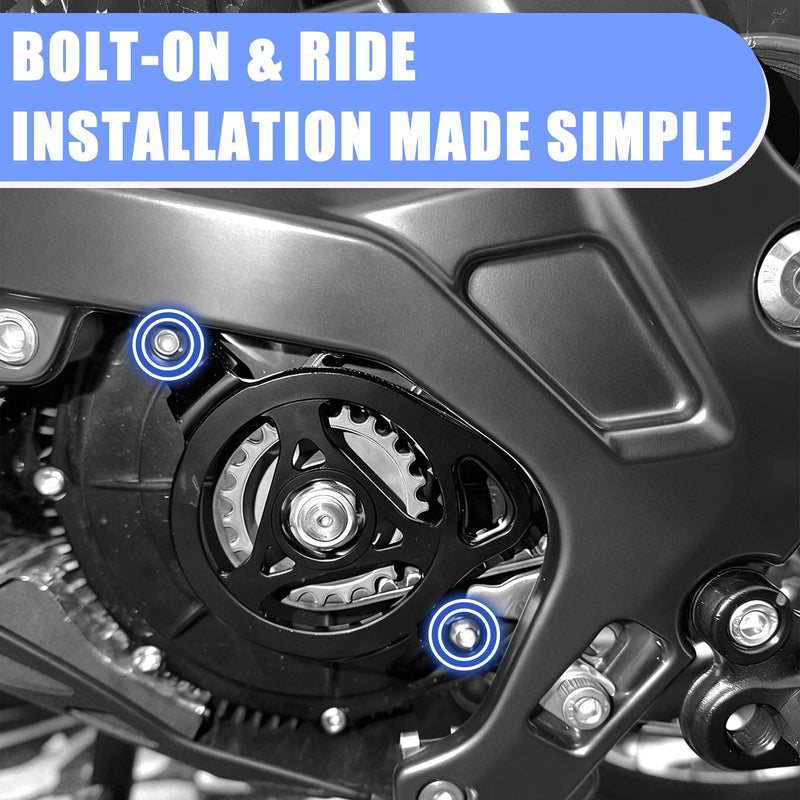 [Australia - AusPower] - Engine Case Saver Cover for Surron Light Bee X/S/L1E Segway X160 X260 Electric Dirt Bike Sur Ron Motor Cover (Black) 