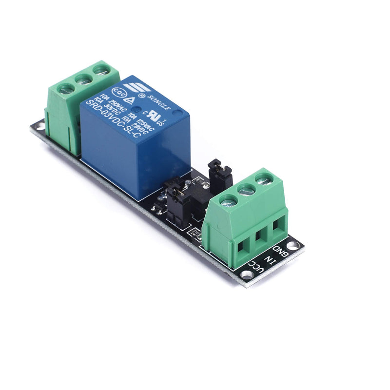 [Australia - AusPower] - DC 1 Channel Optocoupler 3V/3.3V Relay High Level Driver Module Isolated Drive Control Board 3V/3.3V Relay Module for Arduino (Pack of 5) 