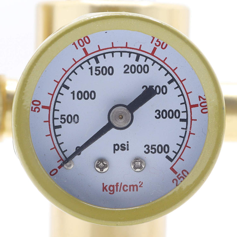 Reboot CO2 Gas Regulator Full Copper Flowmeter Mig Welding Gas Regulator Valves Welding Accessory for Mig Tig Welding Machine Gas-CO2