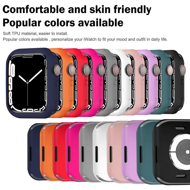 [Australia - AusPower] - BOTOMALL Compatible with Apple Watch Case Ultra 2 / Ultra 49mm Soft Flexible TPU Thin Lightweight Protective Bumper for iWatch [No Screen] - Clear 