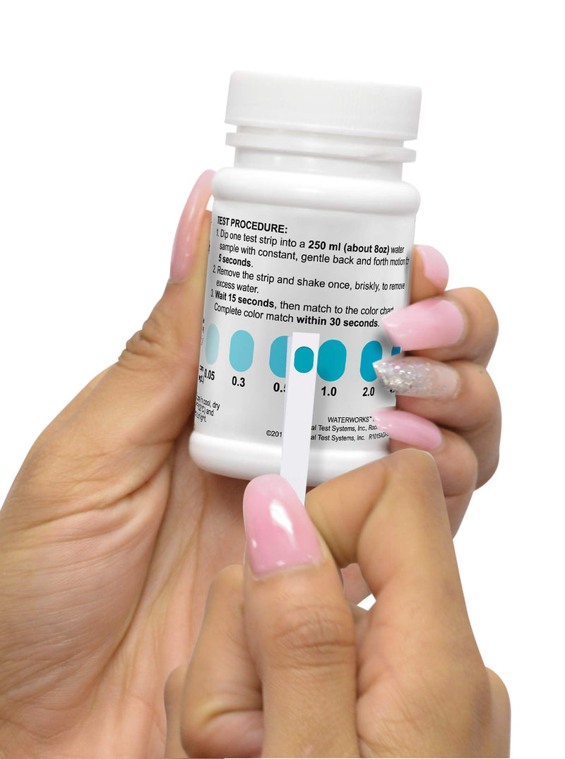 [Australia - AusPower] - Industrial Test Systems Sensafe 481015 Peroxide Test Strip, Low Range, 50 Seconds Test Time, 0.05-4 ppm Range (Bottle of 50) 
