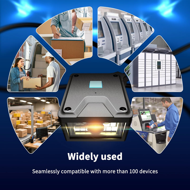 [Australia - AusPower] - NetumScan 2D Embedded Fixed Barcode Scanner Scan Engine, Industrial Grade 1D 2D QR Barcode Reader, Automatic Induction Scanning,USB Port Suitable for Self-Service Terminals and Factory Assembly Lines 