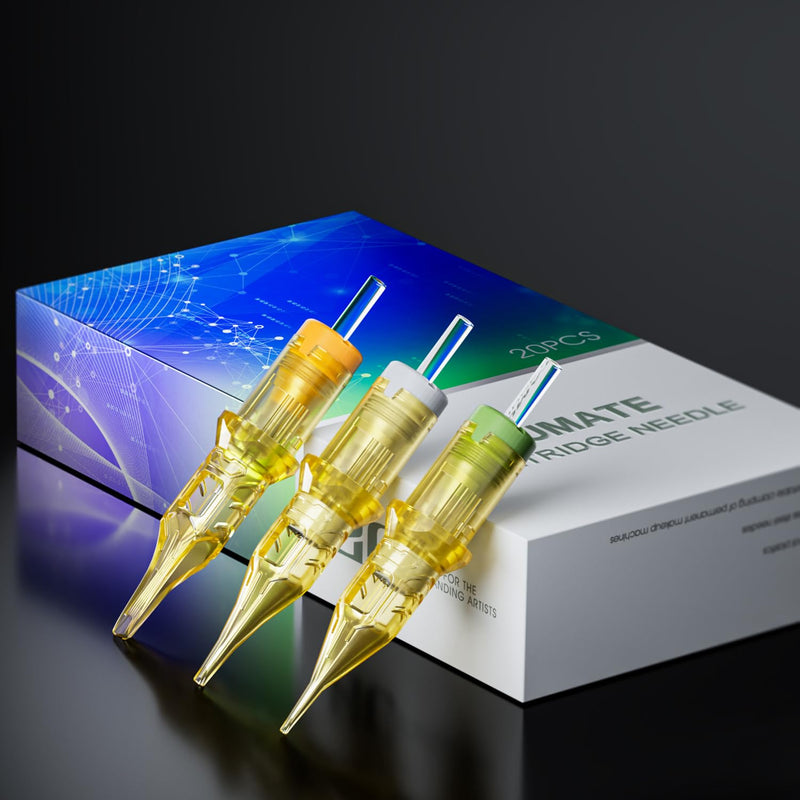 Tattoo Needles Pack of 20 #10 Bugpin 3RL Round Liner Cartridges Needles 1003RL | LIUMATE Tattoo Needles Set Disposable Needles Professional Tattoo Cartridge Needles Microblading for Tattoo Machine Pen
