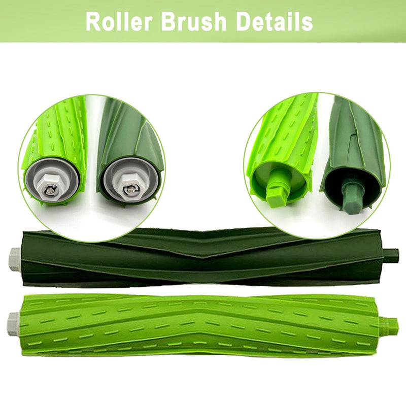 [Australia - AusPower] - 26 Pack Replacement Parts Accessories Compatible for iRobot Roomba i3 i3+ i7 i7+ i4 i6 i6+i8 i8+/Plus E5 E6 E7 J7 i5+j5+ I,E&J Series Vacuum Cleaner 2 Roller Brush & 8 Filters & 8 Side Brushes &8 bags 