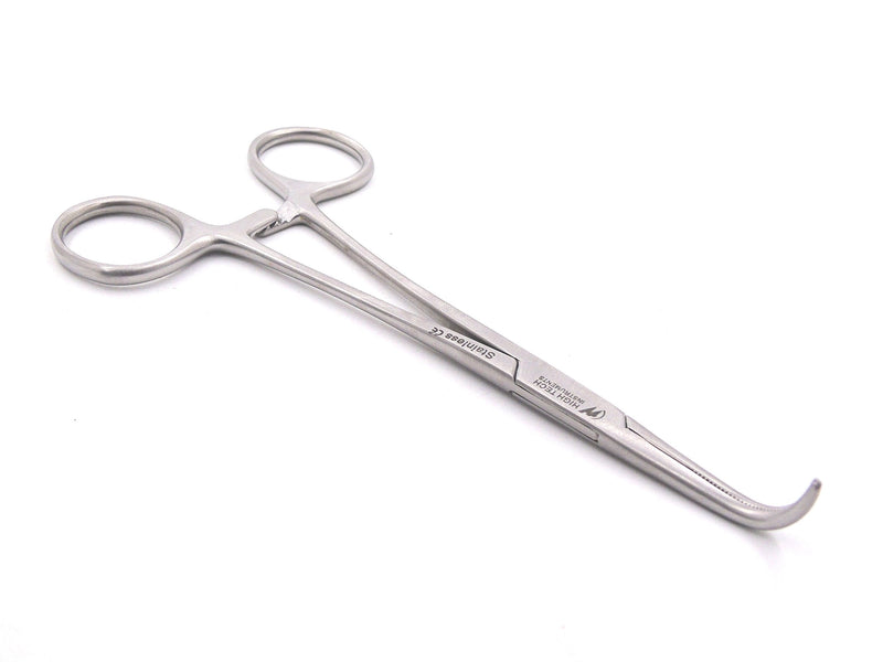 [Australia - AusPower] - STAINLESS STEEL RIGHT ANGLE MIXTER HEMOSTAT FORCEPS 6" FINE POINT (HTI BRAND) 