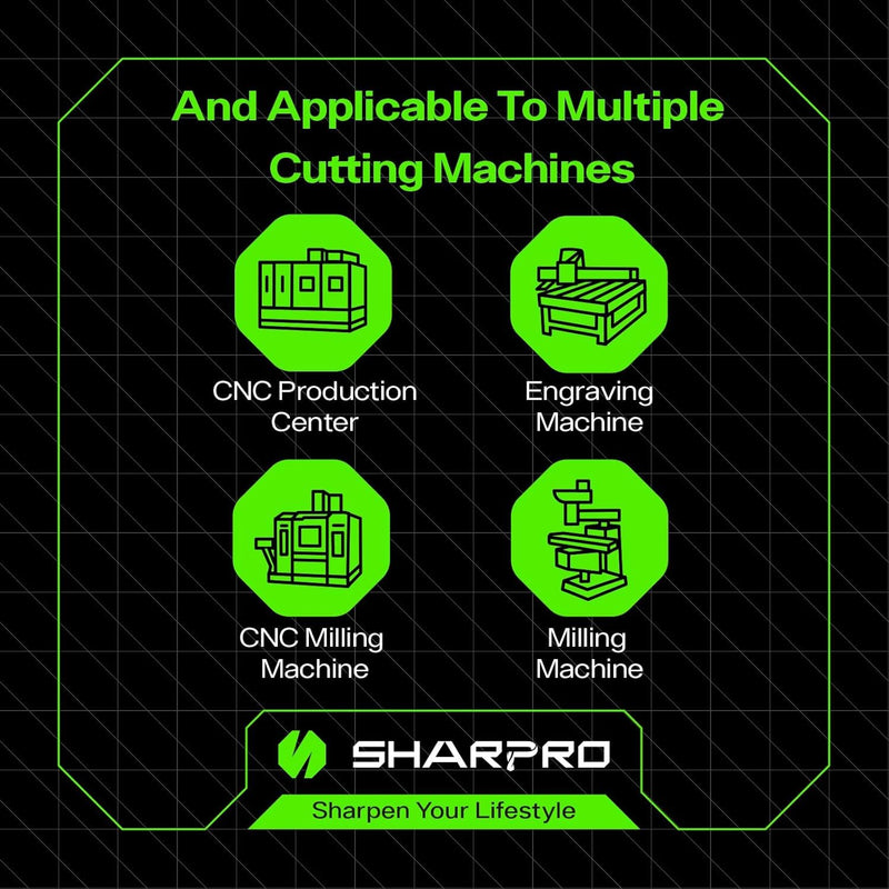 1/4 Downcut Router Bit 1/4 Shank, Spiral CNC Router Bits with Coating, Down Cut Carbide End Mills for Woodcraft, Engraving, Mortising, Acrylic and Aluminum,1-1/4" CL,3" OVL 1/4" Dia - 1-1/4" CL - 1/4" Shank(downcut)
