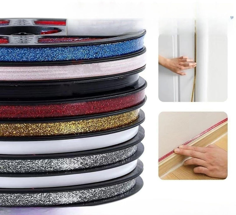 2026 New Ceramic Tile Gap Tape,Self-Adhesive Beautifying Tape (6 M/19.86 Ft), Waterproof Wall Sealing Tape, Caulk Strip Self-Adhesive Decorative for Bathtub Kitchen (Porcelain White) Porcelain White