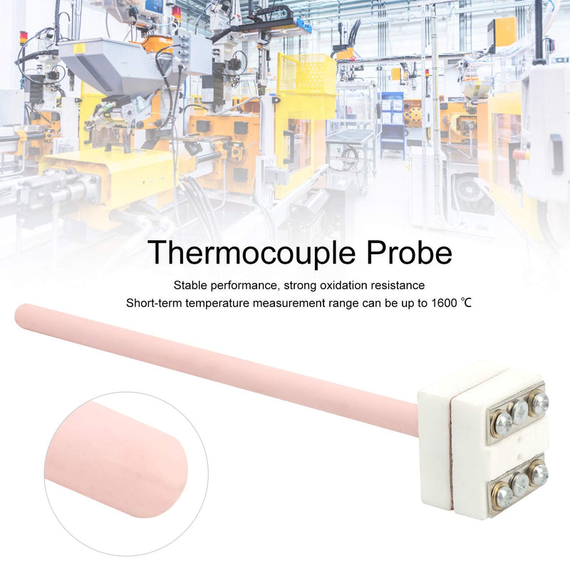 [Australia - AusPower] - Hilitand WRP‑100 Thermocouple Temperature Probe Sensor, S‑Type Platinum Rhodium Thermocouple Heat Temperature Measuring Line Sensor Probe (150mm) 