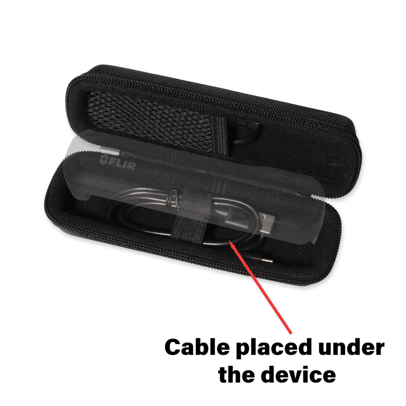 [Australia - AusPower] - Alltravel Thermal Imager Organizing Case compatible with FLIR ONE EDGE PRO Wireless 160 × 120 IR camera (Black) Black 