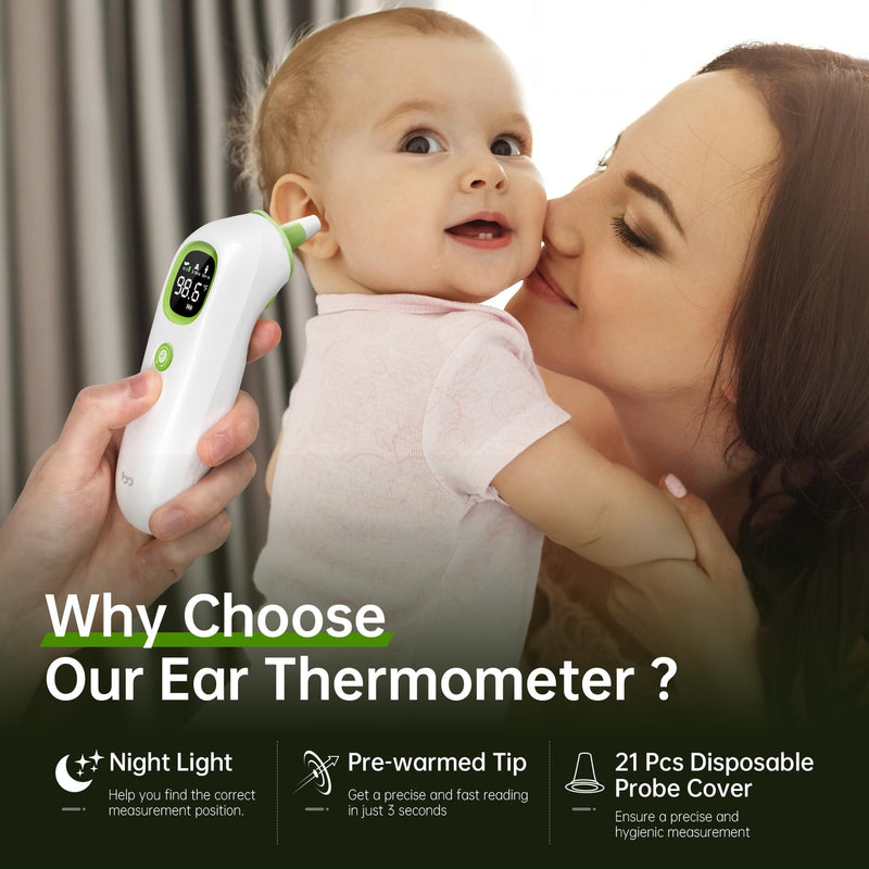 [Australia - AusPower] - Ear Thermometer 2 Pcs 