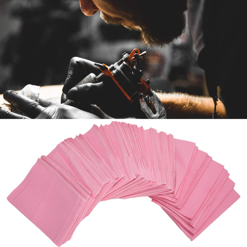 Pack of 125 Bibs, Waterproof Tattoo Piercing Bibs, Disposable, Dentist Bibs, Tattoo Tray Covers, Waterproof Napkins, Napkin Tattoo Supplies, Tattoo Table Mat