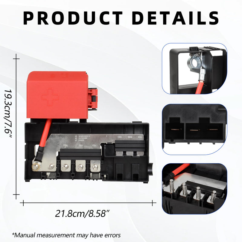 [Australia - AusPower] - Battery Distribution Fuse Block 84354716 Compatible with Chevrolet Suburban Tahoe 2015-2020, Silverado 1500 2500HD 3500HD 2014-2016, GMC Sierra Yukon, Cadillac Escalade Replace OE 22985570 